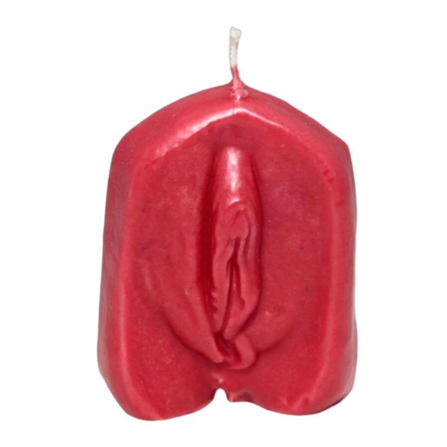 DIABLO PICANTE - VAGINA SHAPED CANDLE RED